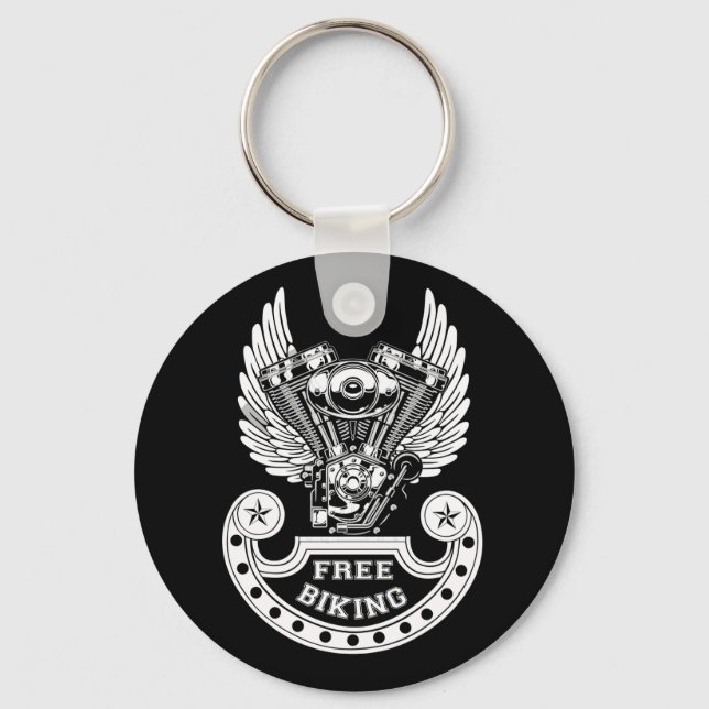 Free biking keychain (Front)