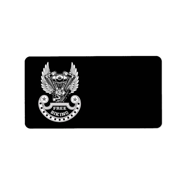 Free biking label (Front)