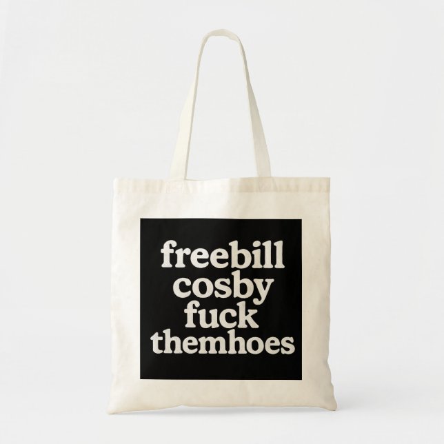 Free Bill Cosby" Tote Bag (Front)