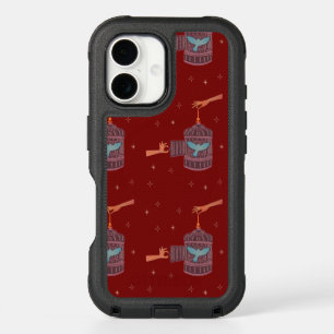 Free Bird Birdcage Folk Art Hands and Blue Bird iPhone 16 Case
