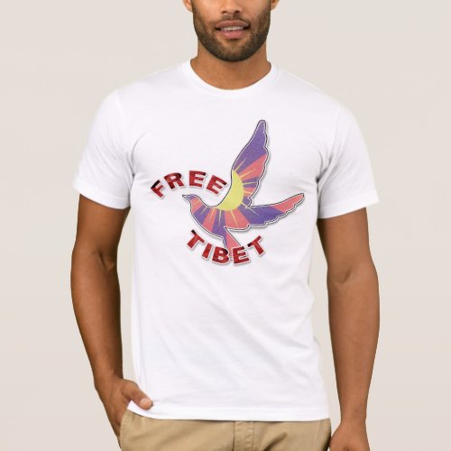 FREE BIRD FREE TIBET T_Shirt