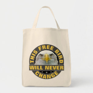 Free Bird Grocery Tote Bag