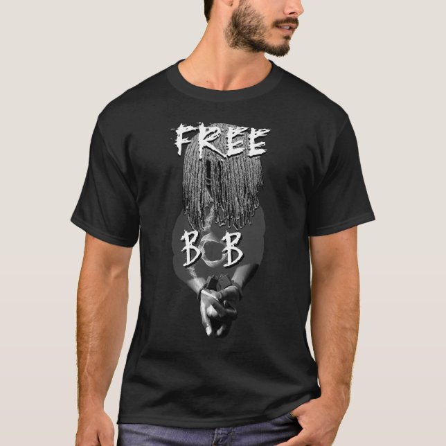 FREE BOB Scratch Font T-Shirt (Front)