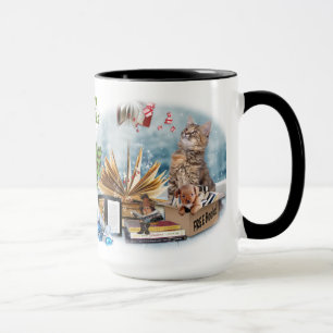 Free Books for Christmas Mug