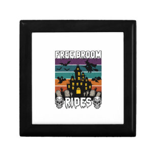 Free Broom Rides Halloween Haunted House Witch Sku Gift Box