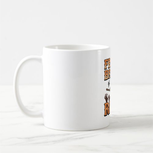 Free Broom Rides Halloween Witch Skeleton Design_1 Coffee Mug