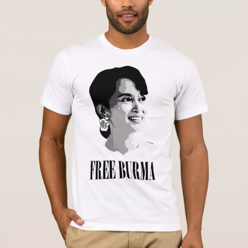 Free Burma _ Aung Sang Suu Kyi T_Shirt