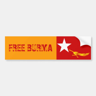 FREE BURMA BUMPER STICKER
