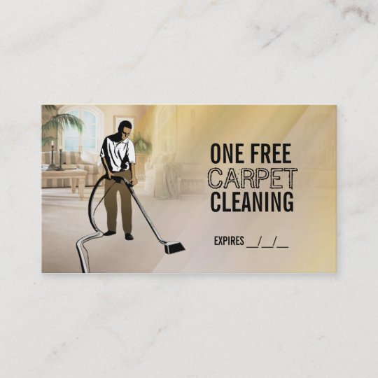 Free Carpet Cleaning Business Cards