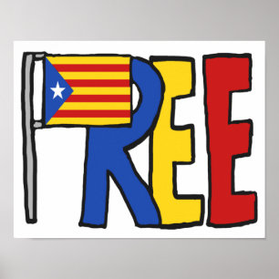 Free Catalan Independence Poster