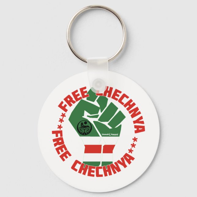 Free Chechnya Keychain (Front)
