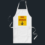FREE CHORIZO LONG APRON<br><div class="desc">CHORIZO LIBRE QUE LLAMA A TODOS LOS VARONES HISPÁNICOS MEXICANOS DEL LATINO - BROWN PRIDE CHEF</div>