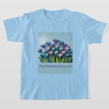 Free Comic Book Day Flowers Girls T-Shirt
