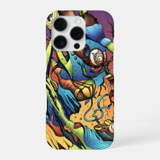 Free Comic Style Forms iPhone 16 Pro Case