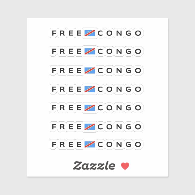 Free Congo Pack Sticker (Sheet)