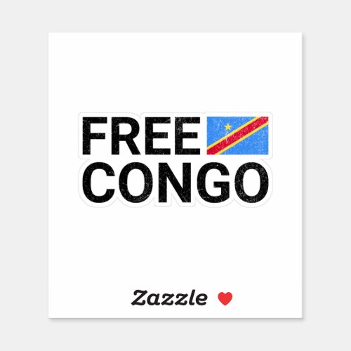Free Congo Sticker