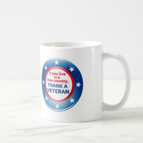 Free Country Veterans Day Mug
