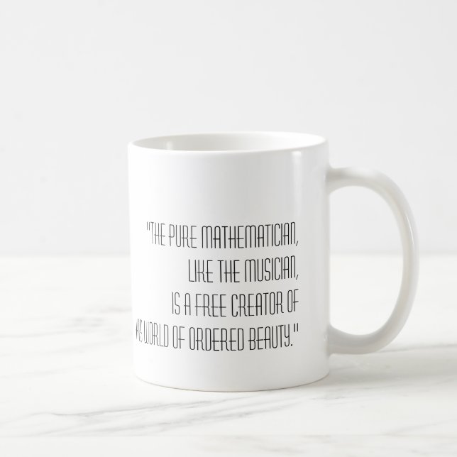 Free Creator Mathematics quote Mug (Right)