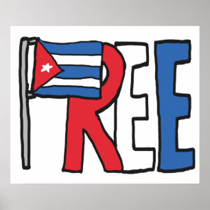 Free Cuba Poster