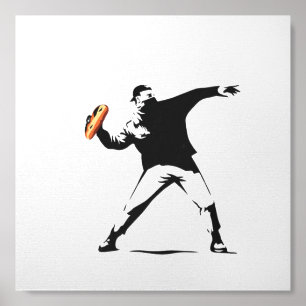 Free D.C. Sandwich Guy – Bold Street Art Protest D Foam Core Photo Tile