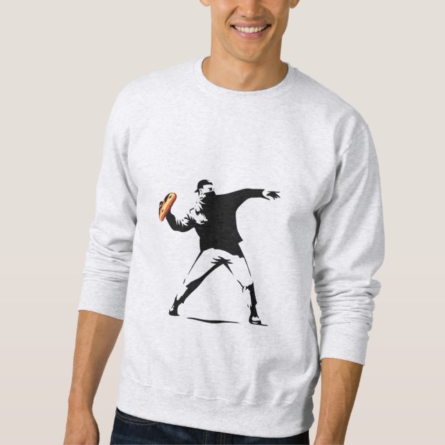 Free D.C. Sandwich Guy – Bold Street Art Protest D Sweatshirt (Front)