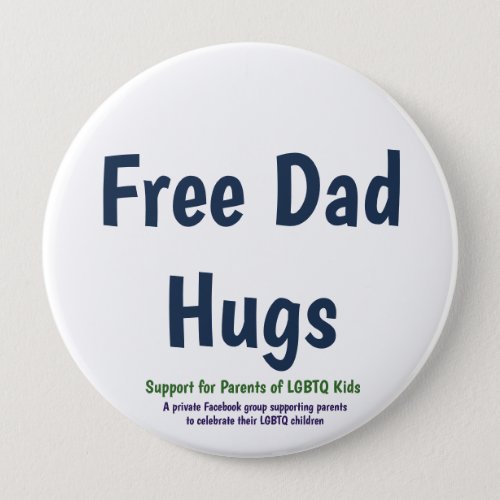 Free Dad Hugs Button