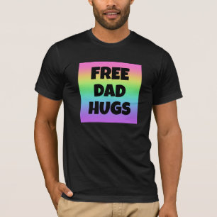 Free Dad Hugs Rainbow T-Shirt