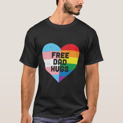 Free DAD Hugs T_Shirt