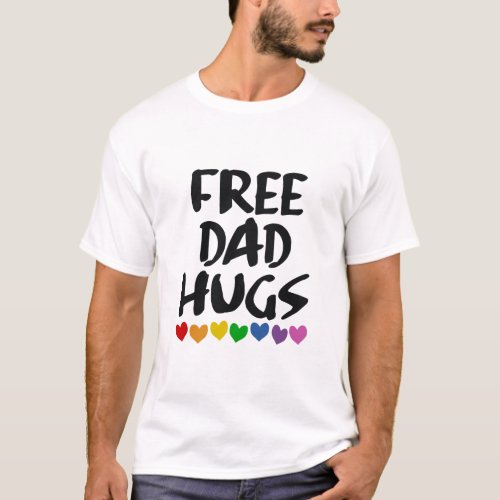 FREE DAD HUGS  T_Shirt