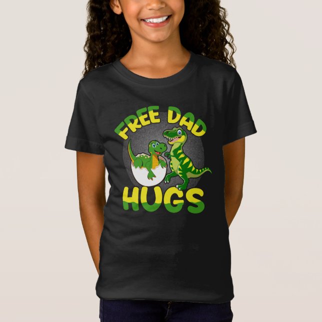 Free Dad Hugs T-Shirt (Front)