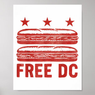Free Dc Sub Sandwich Dc Sandwich Guy Poster