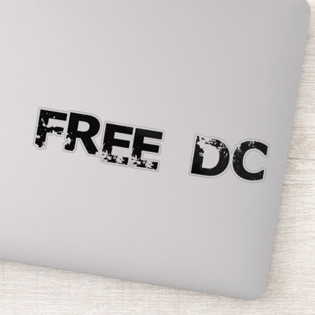 Free DC The Sandwich Guy Washington Free DC Sticker (Detail)