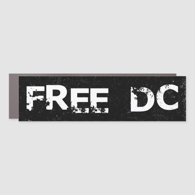 Free DC Washington Free DC Car Magnet (Front)