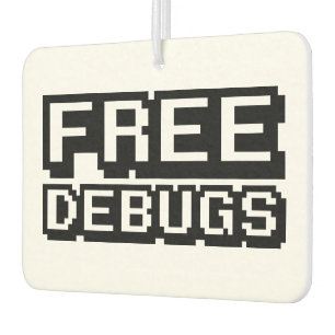 FREE DEBUGS CAR AIR FRESHENER