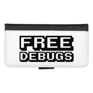 FREE DEBUGS iPhone 8/7 WALLET CASE