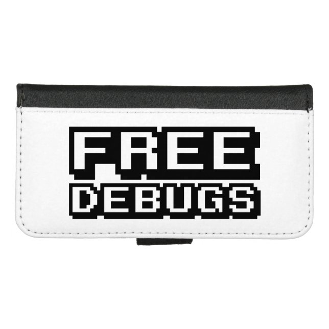 FREE DEBUGS iPhone WALLET CASE (Front (Horizontal))