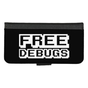 FREE DEBUGS iPhone 8/7 WALLET CASE