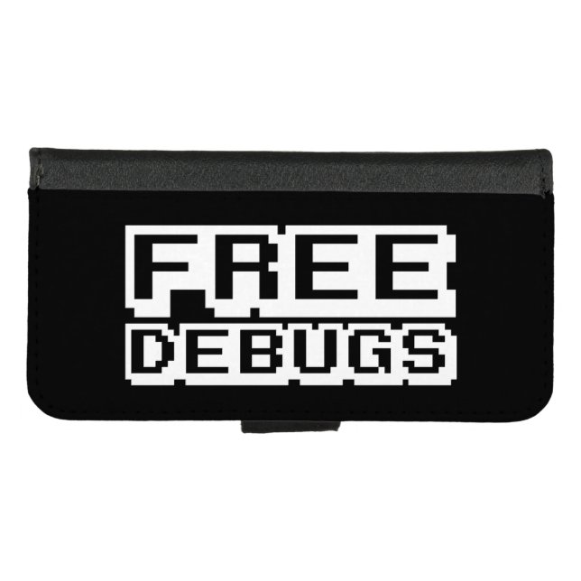 FREE DEBUGS iPhone WALLET CASE (Front (Horizontal))