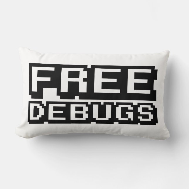 FREE DEBUGS LUMBAR PILLOW (Front)