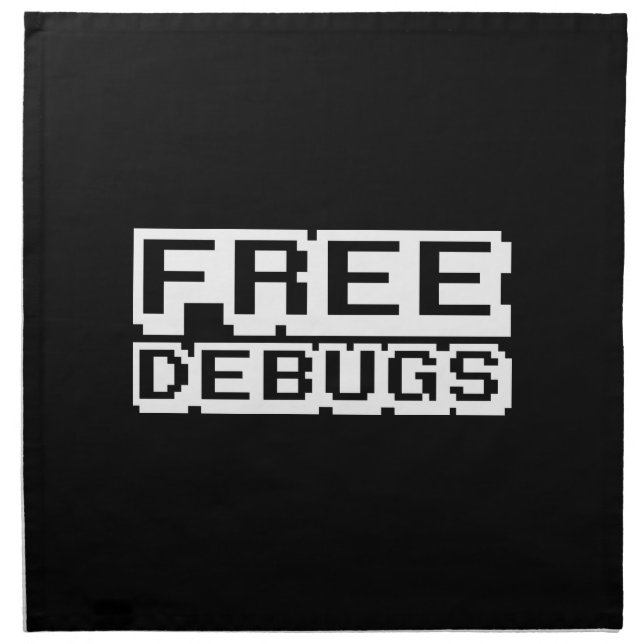 FREE DEBUGS NAPKIN (Front)