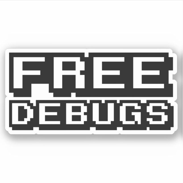 FREE DEBUGS STICKER (Front)