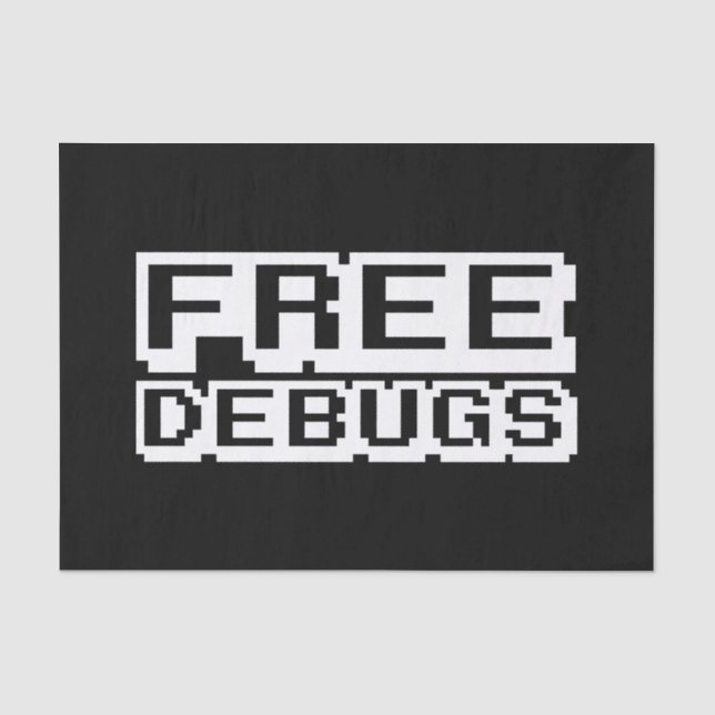 FREE DEBUGS TISSUE PAPER (Front)