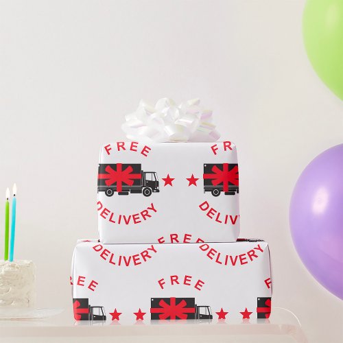 Free Delivery Truck Wrapping Paper
