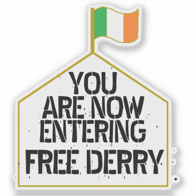 FREE DERRY STICKER (Front)