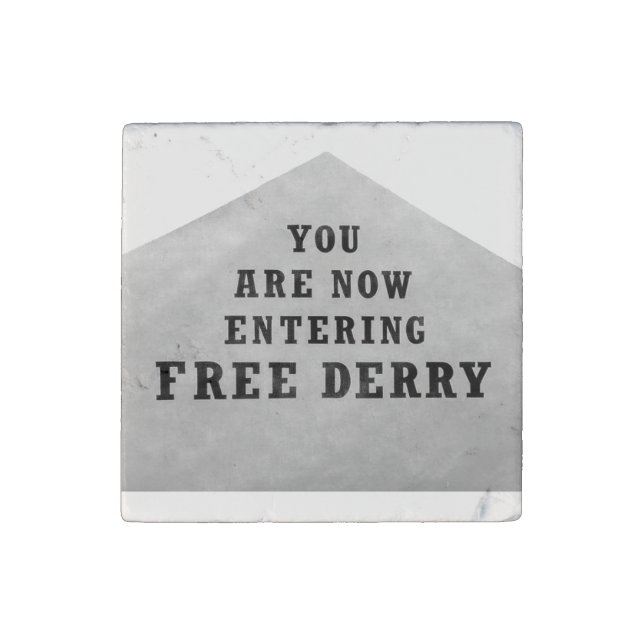 free derry wall stone stone magnet (Front)