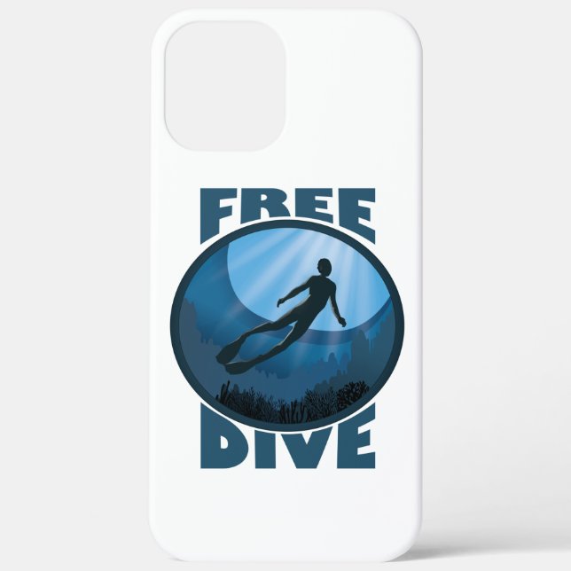 Free Dive - The Ocean Is Calling Freediver Case-Mate iPhone Case (Back)