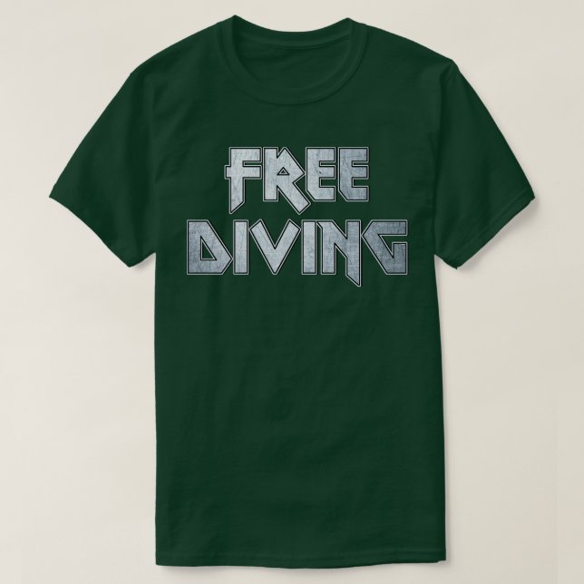 Free Diving T-Shirt (Design Front)