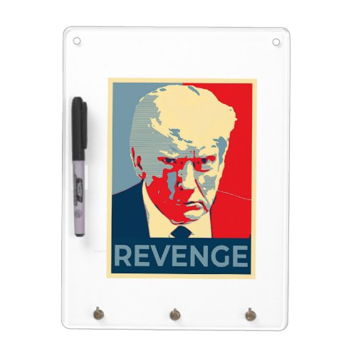 Free Donald Trump mug shot republican revenge MAGA Dry Erase Board
