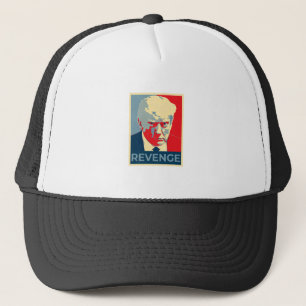 Free Donald Trump mug shot republican revenge MAGA Trucker Hat