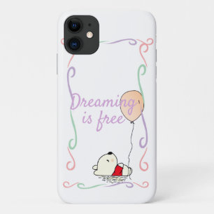 Free Dreams Bear with Balloons iPhone 11 Case